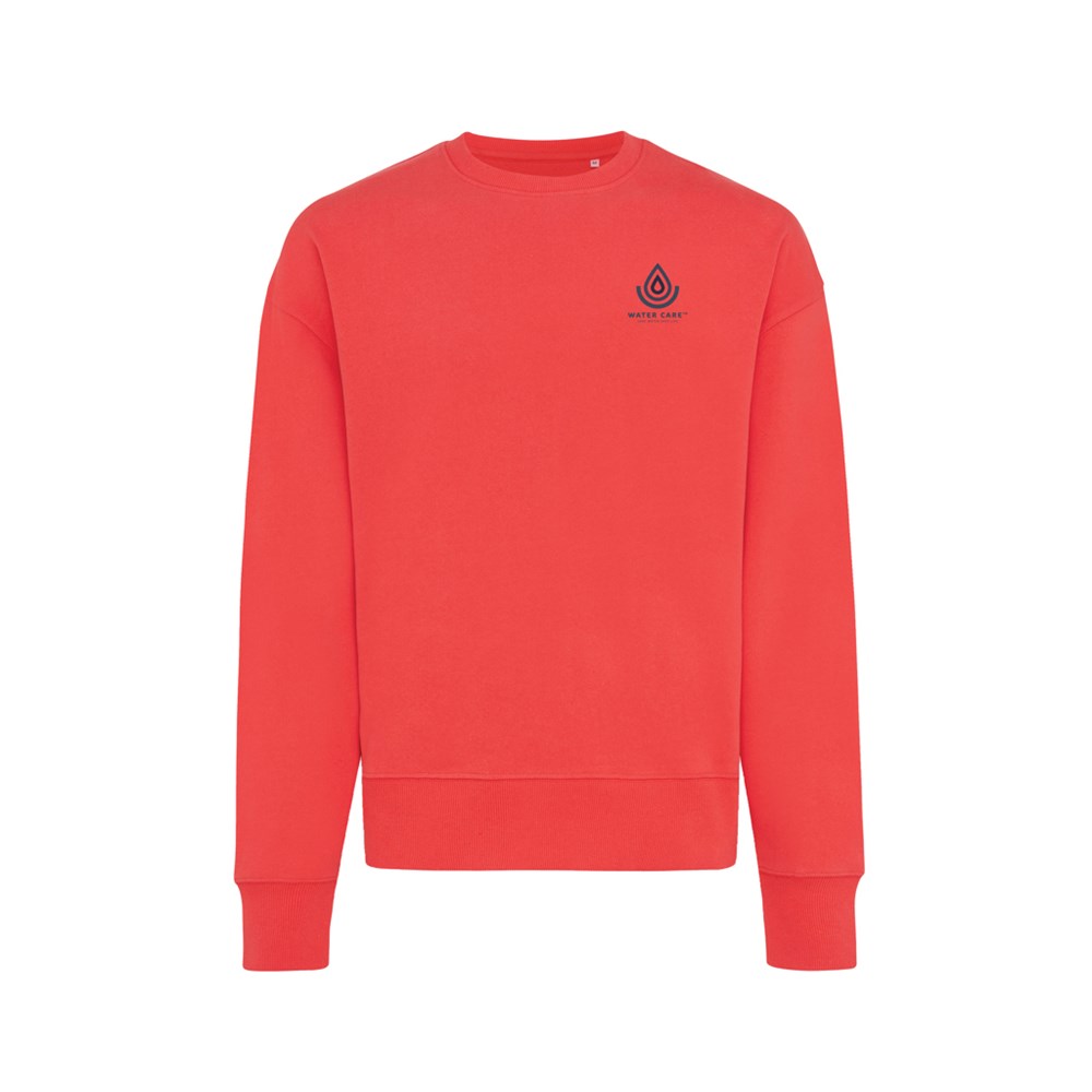 IQONIQ Kruger Relax-Rundhals-Sweater aus recycelt. Baumwolle