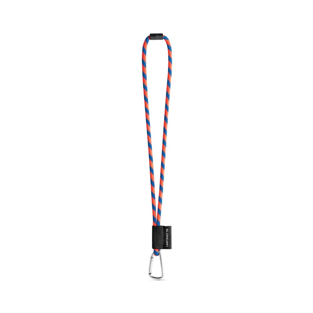 75089. Lanyard Tube Long Set II. Standardmodelle - Orange Hexachrome , Königsblau