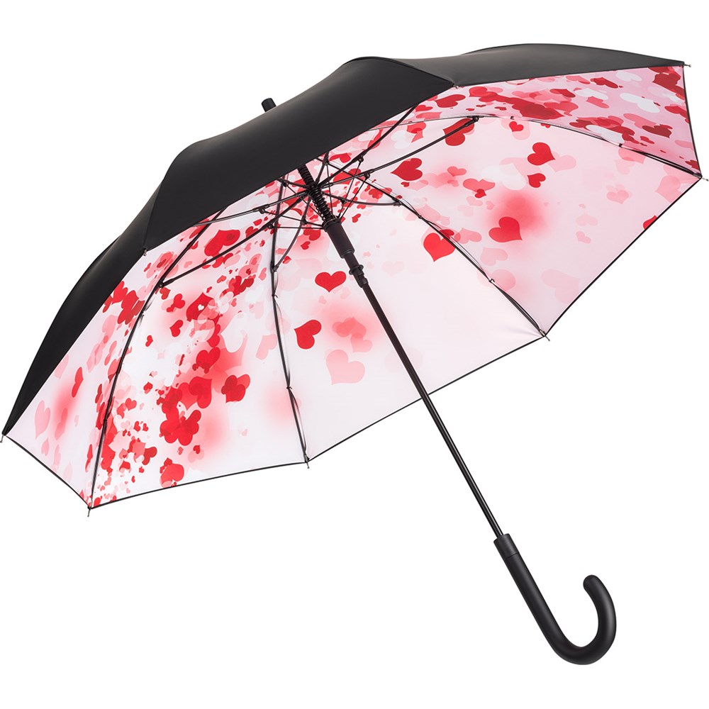 1193 AC-Stockschirm FARE® Impressions - schwarz/feuerwerk-design