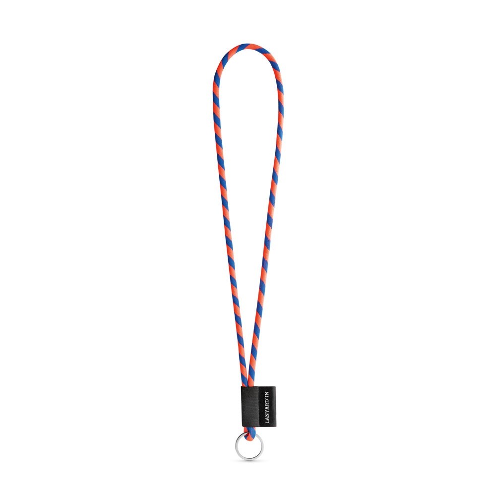 75093. Lanyard Tube Long Set I. Standardmodelle - Orange Hexachrome , Königsblau