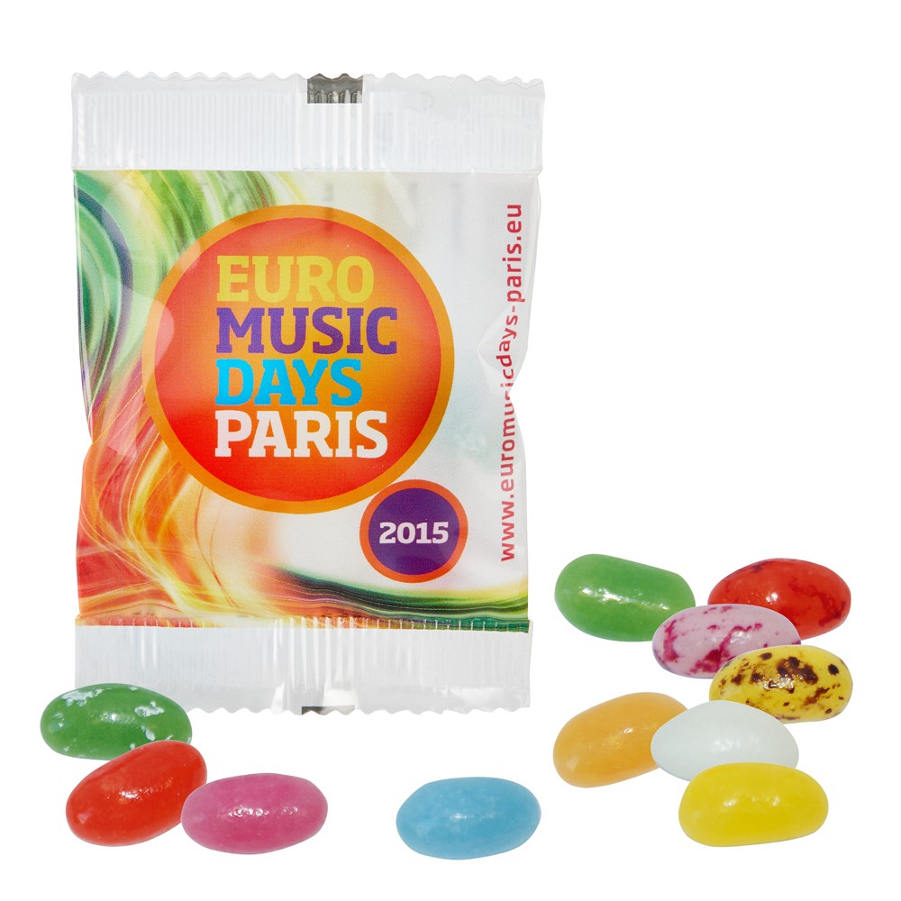 Jelly Beans in konventioneller Folie