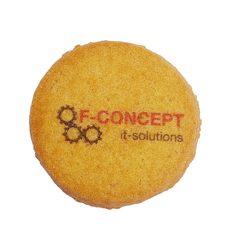 Butterkeks farbig bedruckt