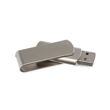 USB-Stick Expert Metall-Silber-1 GB