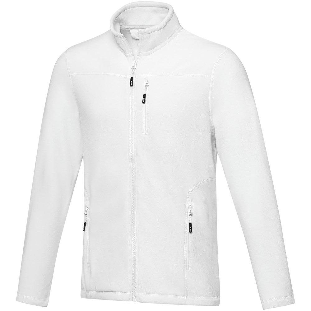 Amber GRS recycelte Fleecejacke für Herren - weiss