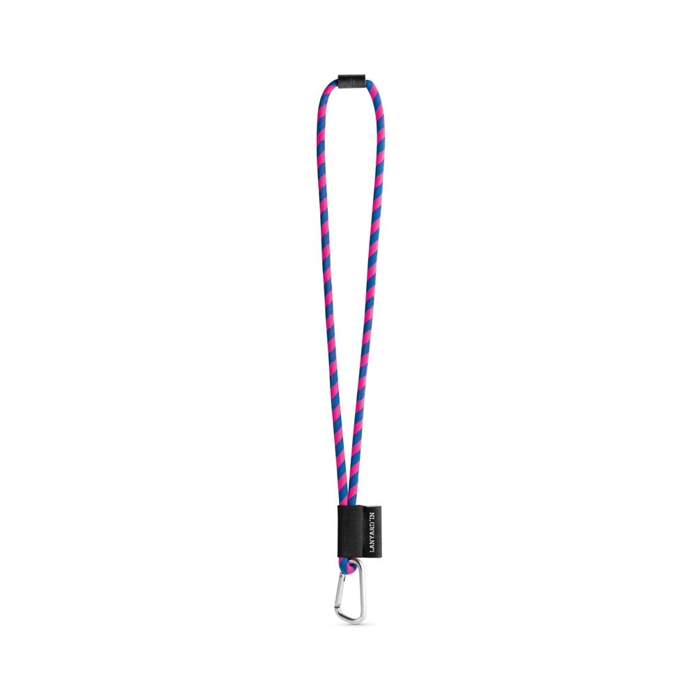 75089. Lanyard Tube Long Set II. Standardmodelle - Rosa Hexachrome, Königsblau
