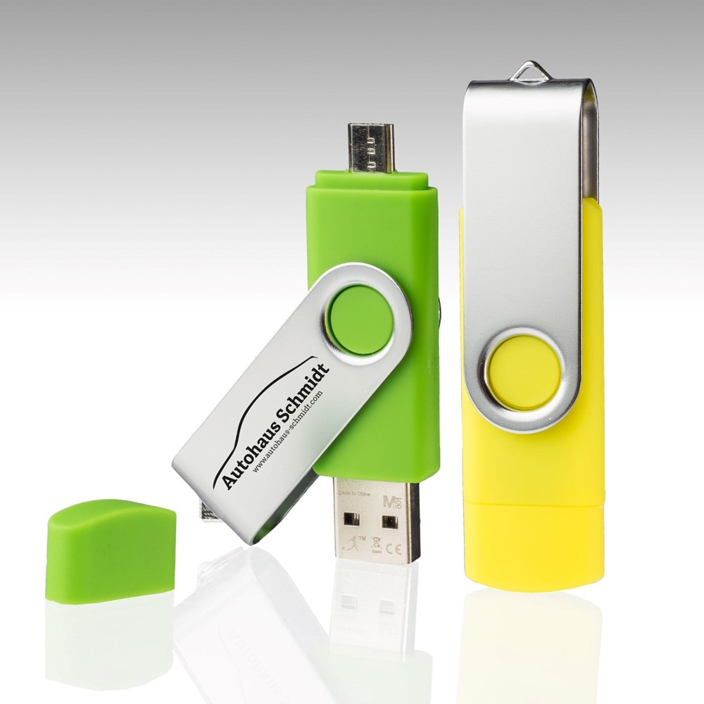 USB-Stick Expert Duo-Rot-8 GB