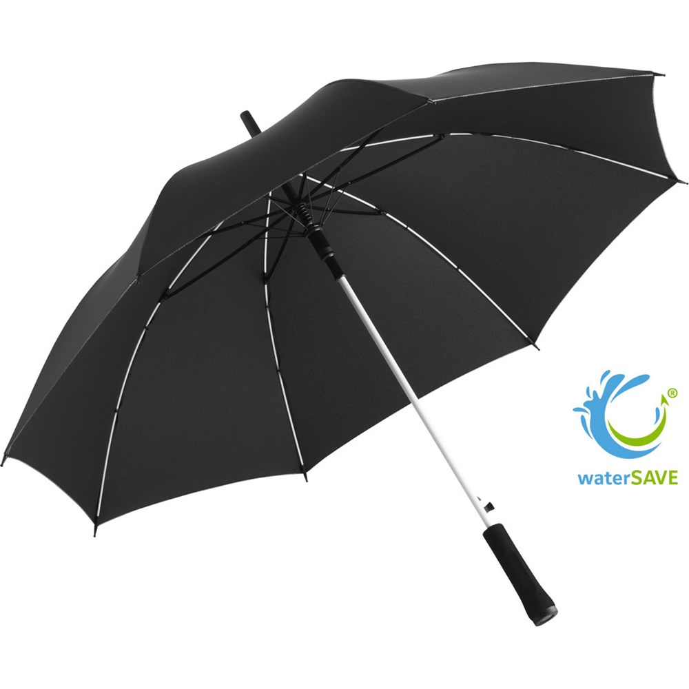 1084 AC-Stockschirm Colorline - schwarz-weiß