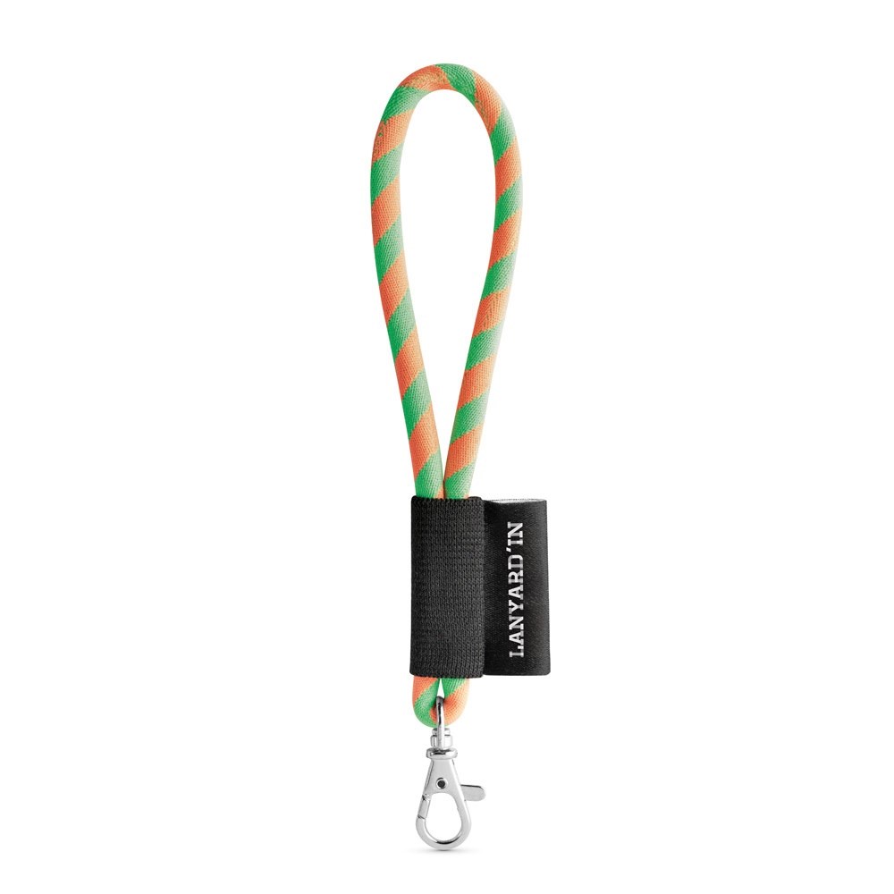 75090. Lanyard Tube Short Set. Standardmodelle - Grün Hexachrome, Orange