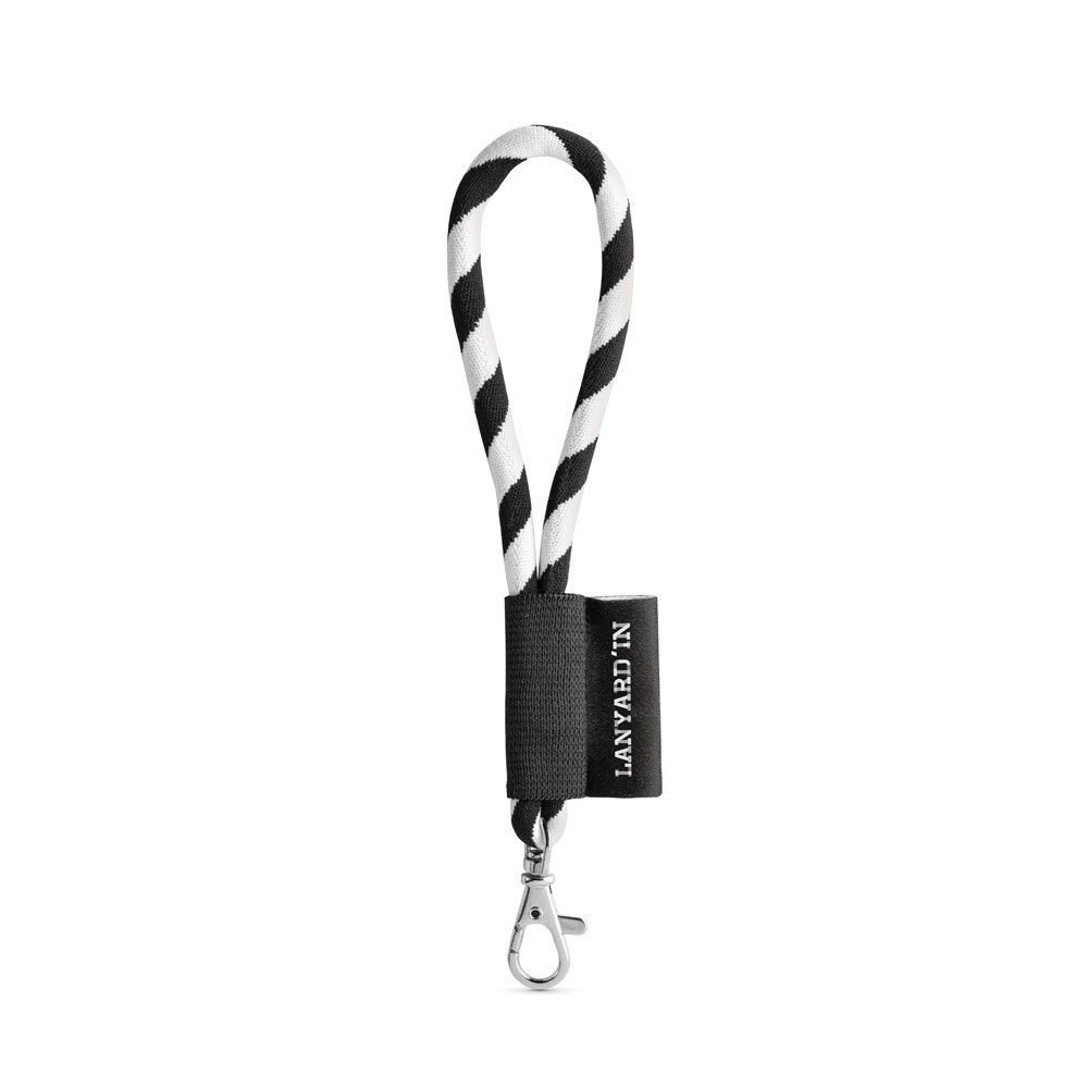 75090. Lanyard Tube Short Set. Standardmodelle - Schwarz, Weiß