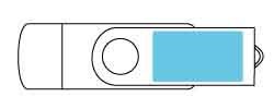 USB-Stick Expert Duo-Rot-8 GB