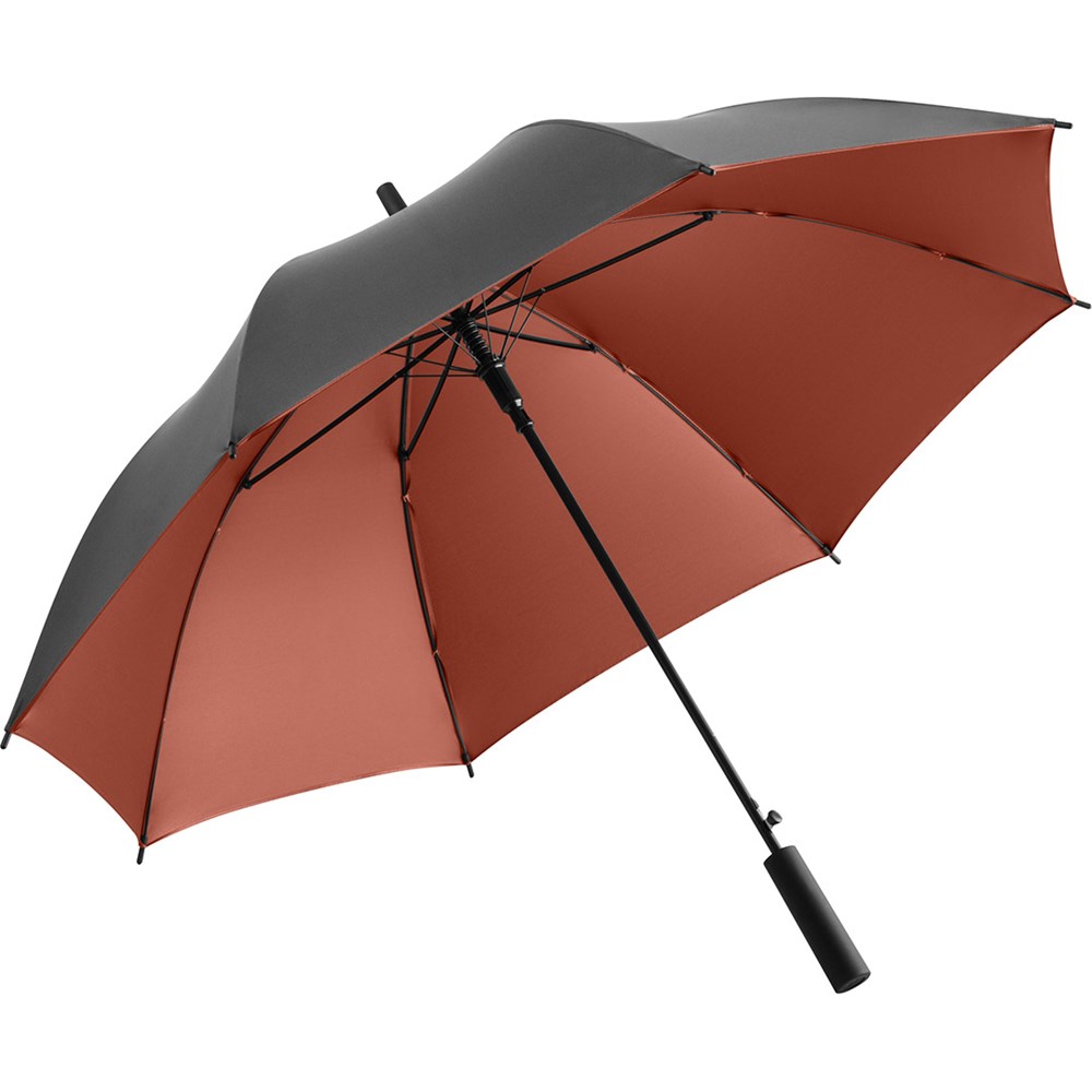 1159 AC-Stockschirm FARE® Doubleface - grau/kupfer