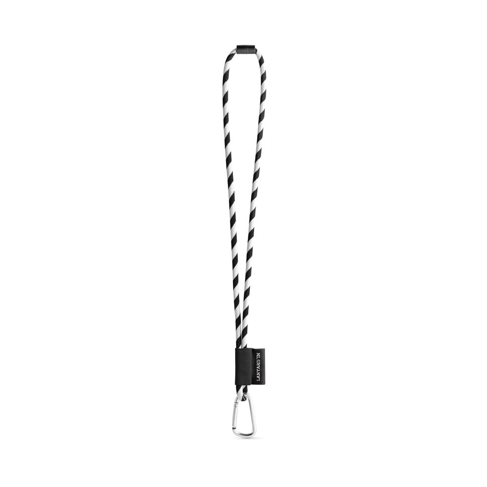 75089. Lanyard Tube Long Set II. Standardmodelle - Schwarz, Weiß