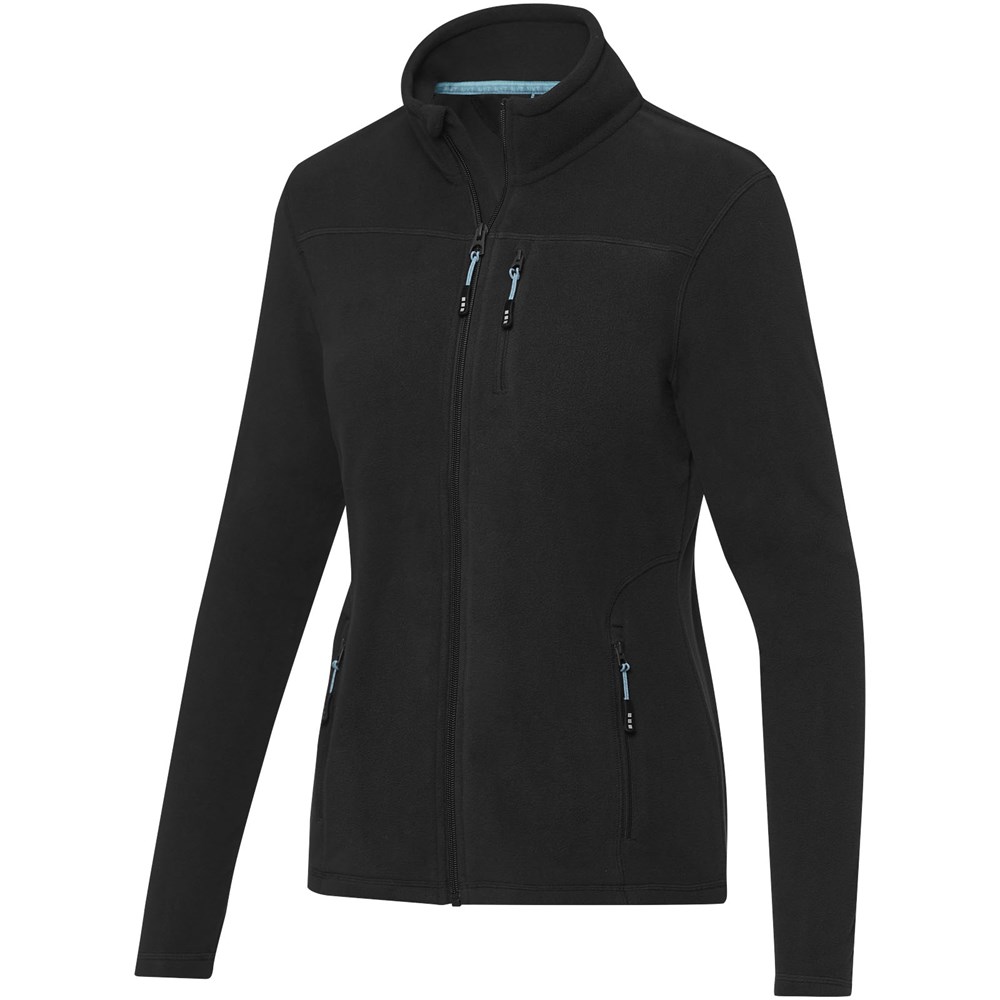 Amber GRS recycelte Fleecejacke für Damen - schwarz