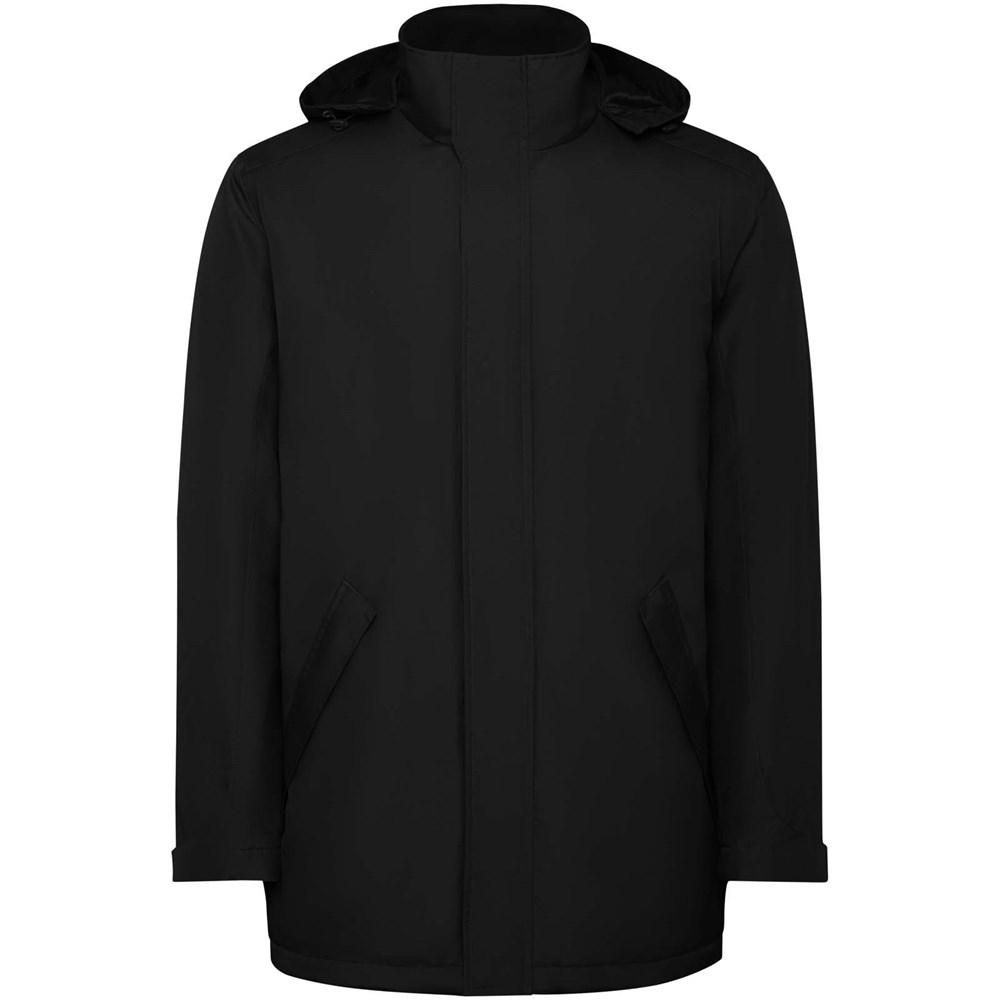 America wattierter Parka für Herren - schwarz