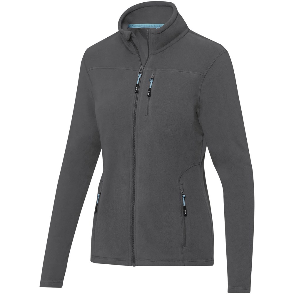 Amber GRS recycelte Fleecejacke für Damen - storm grey