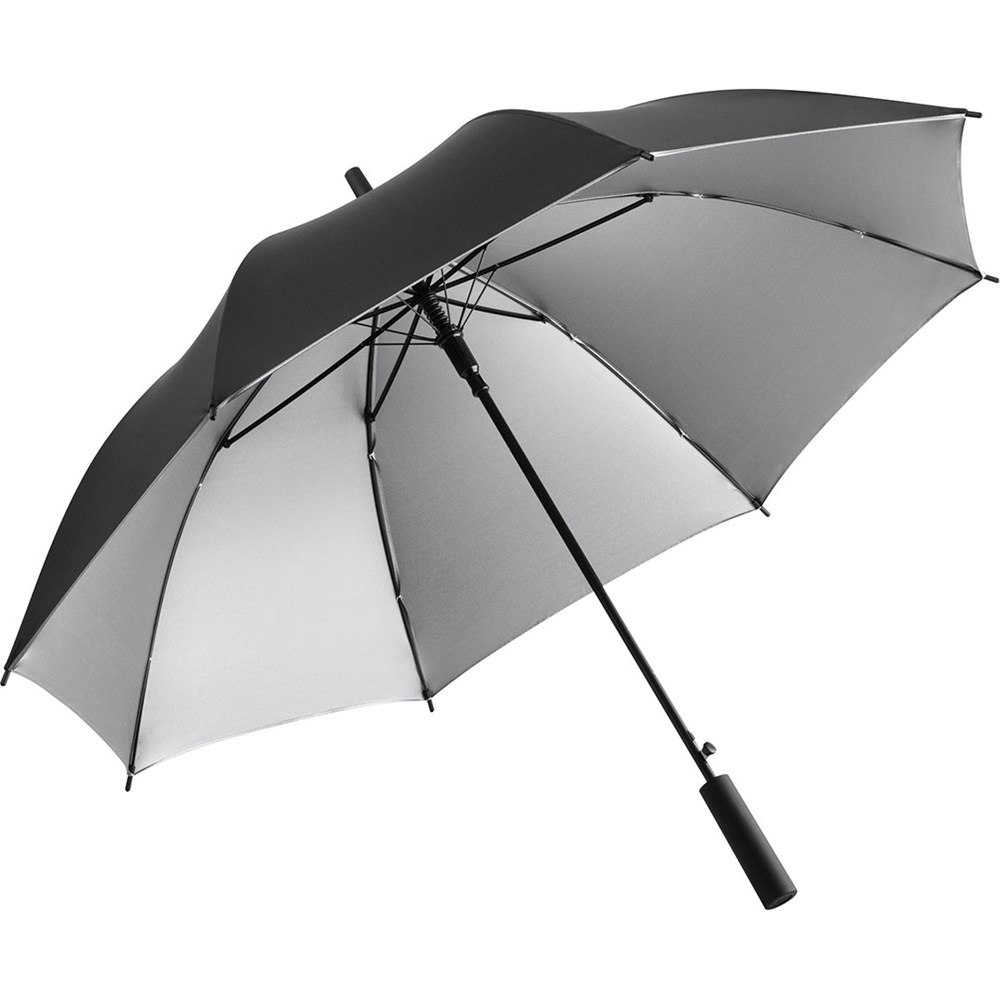 1159 AC-Stockschirm FARE® Doubleface - schwarz/silber