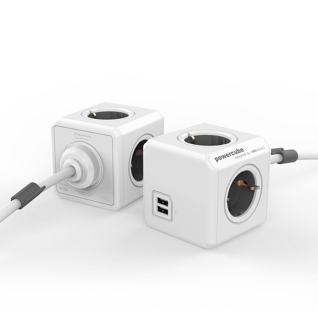 PowerCube Extended Duo USB, 1.5mtr cable
