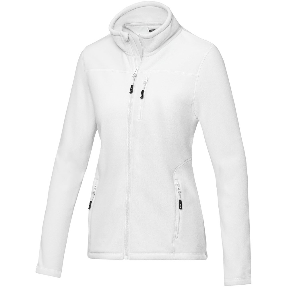 Amber GRS recycelte Fleecejacke für Damen - weiss