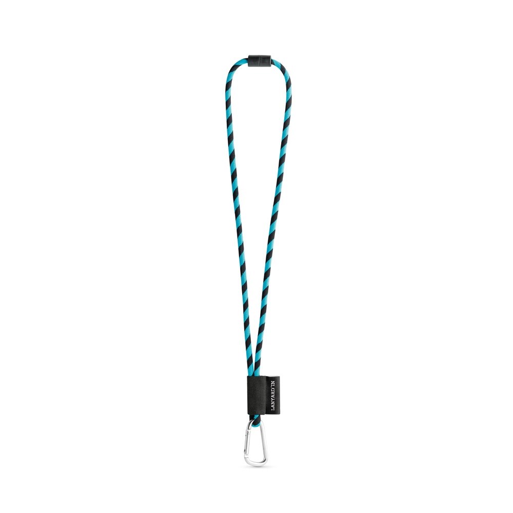 75089. Lanyard Tube Long Set II. Standardmodelle - 353 - Schwarz, Hellblau