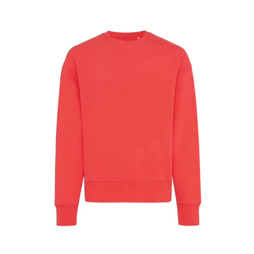 IQONIQ Kruger Relax-Rundhals-Sweater aus recycelt. Baumwolle